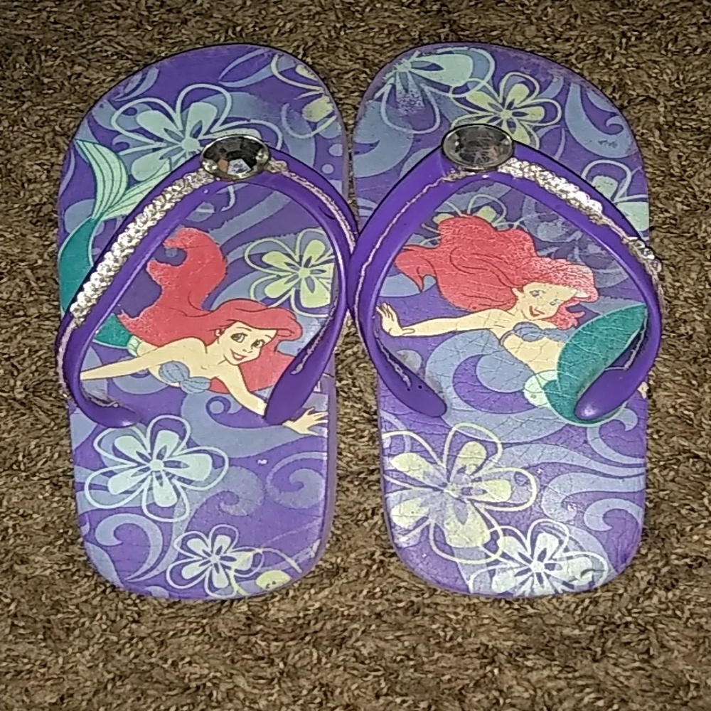 Little mermaid flipflops